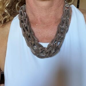 Chunky Silver Chain Necklace